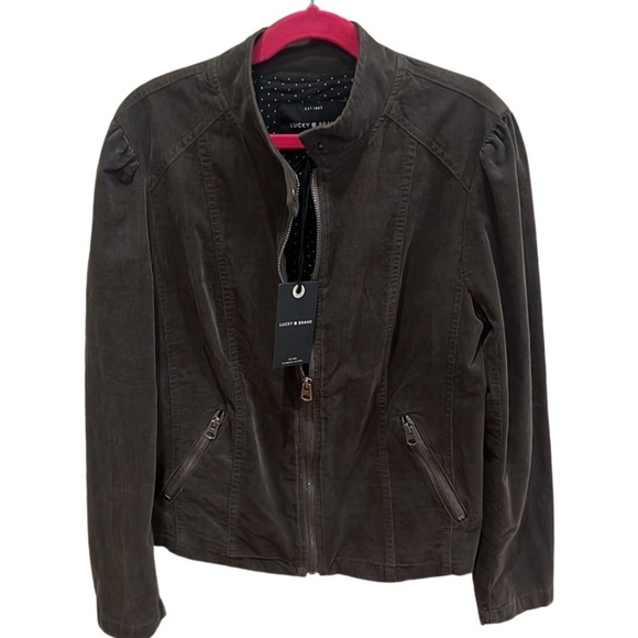 Lucky Brand Women’s Dark Olive Jacket Size xs - Picture 1 of 9